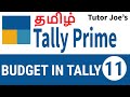 Budget In Tally Prime Tally Prime Tutorial In Tamil