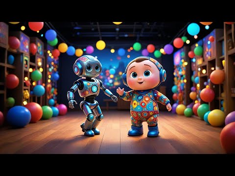Baby Met a Dancing Robot — Epic Fun! | Fun Kids Song | Silly Nursery Rhyme