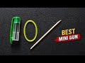 How To Make Gun With Pen Cap How To Make Mini Gun At Home How To Make Gun With Pen And Rubber