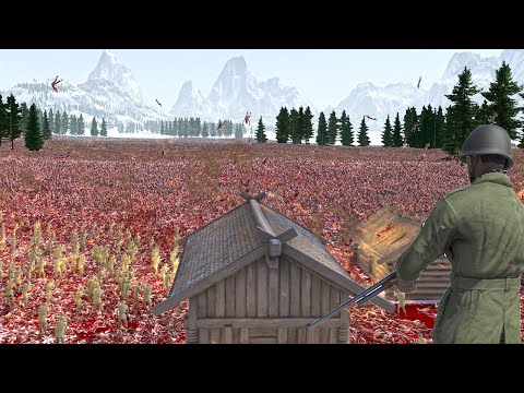 CAN 20.000 WW2 ARMY STOP 1 MILLION ZOMBIES - Ultimate Epic Battle Simulator 2 | UEBS 2