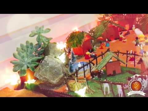 Smitha Dittakavi Home Ganpati Decoration Video