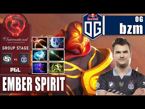 SONIQS vs OG | BZM INSANE EMBER SPIRIT PERFORMANCE NO MERCY | GROUP STAGE - THE INTERNATIONAL 2022