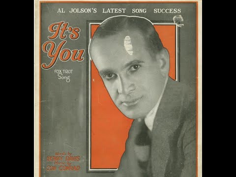 Joseph C. Smith & His Orchestra "It's You" (1921) Victor 18827 = music by Con Conrad