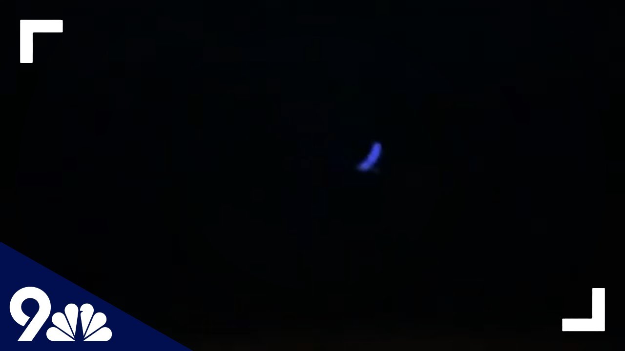 Blue UFO seen in Oahu