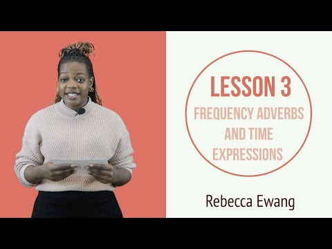 Lesson 3 - B1-B2 Intermediate Level English - Frequency Adverbs and Time Expressions- English Course
