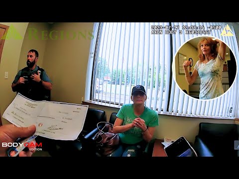 Police Surprise Woman at Bank Trying to Cash Fake $3,000 Check