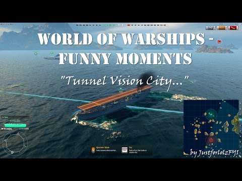 World of Warships - Epic & Funny Moments | Tunnel Vision City
