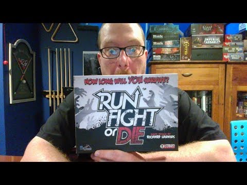 The Board Game Kaptain's review and tutorial for Run, Fight, or Die! 