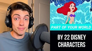 22 Disney Characters Sing Part of Your World | Impression Cover