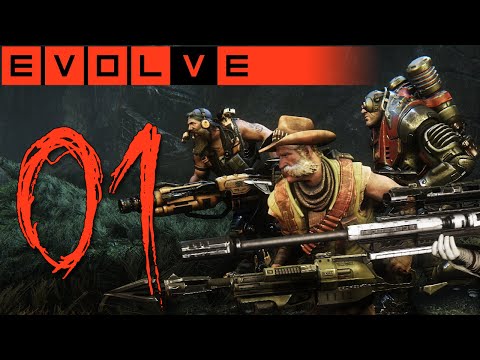 EVOLVE MULTIPLAYER GAMEPLAY # 01 - GEMEINSAM SCHAFFEN WIR ES - Let's Play Evolve German