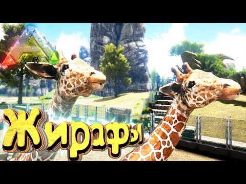 Приручаем ЖИРАФОВ - ПАРК ДИНОЗАВРОВ #1 - ARK Survival Evolved