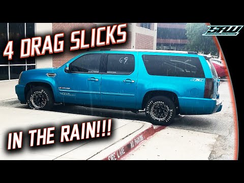 Caught In The Rain With Four Hoosier Drag Slicks!! How Bad Is It?