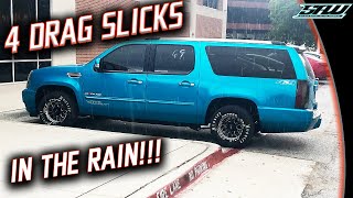Caught In The Rain With Four Hoosier Drag Slicks!! How Bad Is It?