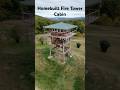 Tour this fire tower homestead #smallhome #airbnb #homesteading