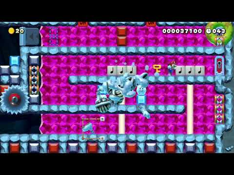 【Speed run 70s】☆鮮やかな地下でスピードラン★ by αMα_ᑕ´∀`ᑐ♪ 🍄 Super Mario Maker 2 #aiw 😶 No Commentary