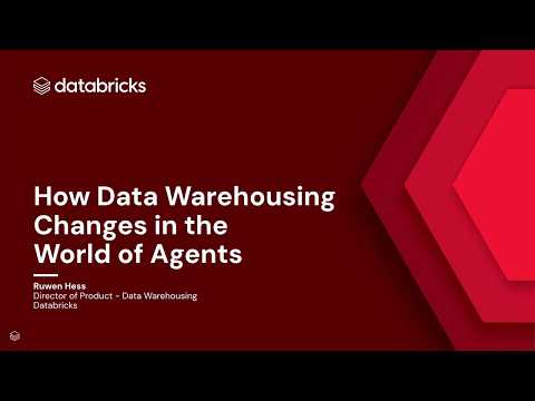 Watch: How Data Warehousing Changes in the World of Agents