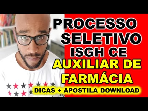 Processo Seletivo ISGH  HLDV CE Auxiliar de Farmácia COMO PASSAR estudando poucas horas 🟧ESTRATÉGIAS