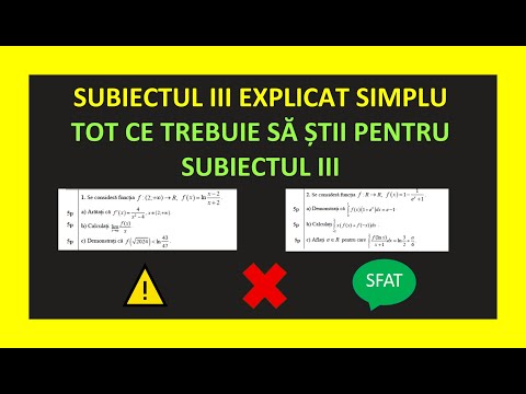 SUBJECT III BAC MATHEMATICS 2025 EVERYTHING YOU NEED TO KNOW FUNCTIONS, DERIVATIVES, INEQUALITIES...