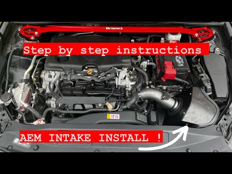 2018-2022 Toyota Camry AEM INTAKE INSTALL