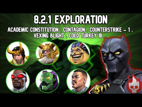 ACT 8.2.1 | ACADEMIC CONSTITUTION . CONTAGION. COUNTERSTRIKE - 1.VEXING BLIGHT | BLACK PANTHER BOSS