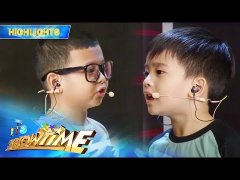Jaze and Argus confronted each other in an acting showdown on "Showing Bulilit" It’s Showtime