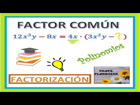 FACTORIZACIÓN📝FACTOR COMÚN🚀Caso 1✏️CÓMO FACTORIZAR Super fácil🌻