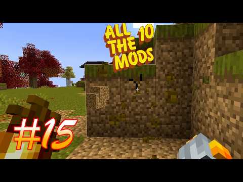 Minecraft ATM10 #15 – Preparing for the mob farm 😈⚙️ Loot incoming!
