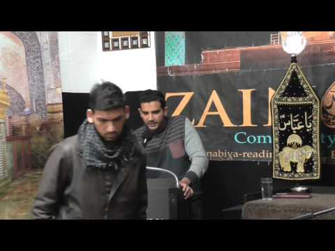 Syed Majid Eve 1st Muharram 1437H at Zainabiya Reading