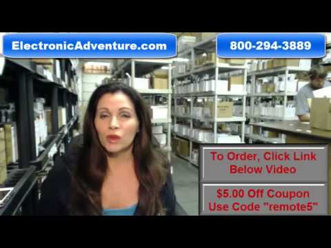 Sanyo TV Remote Control -$5 OFF COUPON-  GXBG with Picture Shape & Audio Button- ElectronicAdventure