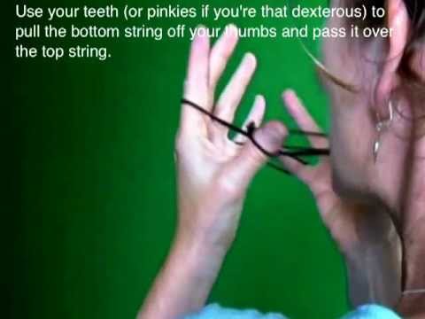 How to String games: how to turn a cup & saucer string figure into an Eiffel Tower