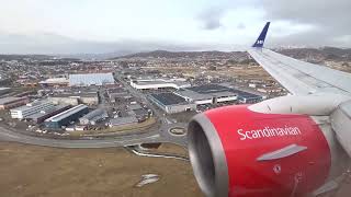 4K | SAS Boeing 737-700 landing Bodø