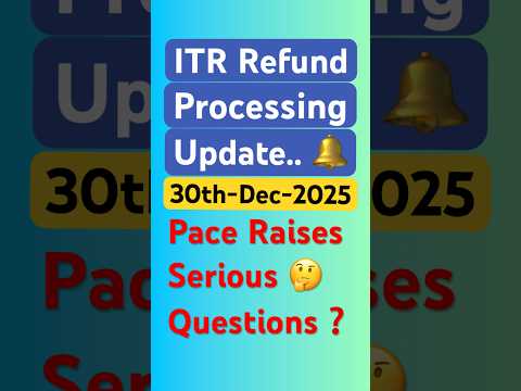 ITR Refund Processing Latest Update | Refund Not processed ? Refund Not  Received? #shorts