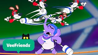 Elephant vs Dog – Goofy Gladiator Battle in the VeeDome! + More | VeeFriends 🐈‍⬛