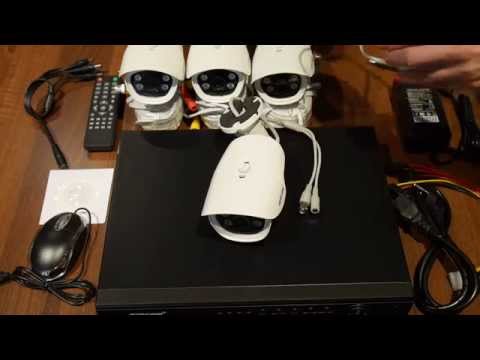 Kit Supraveghere AHD 5006 - 1MP 4 Camere exterior 50M - www.1cctv.ro