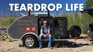 Living Full-Time in a Tiny Teardrop Trailer (Camper Ful