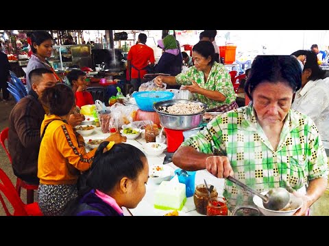 Prek Anhchanh Makert Food Show, Breakfast And Fresh Foods