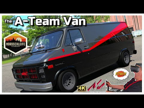 The A-Team Van GMC Vandura - Leader Board Lap Time @ Nordschleife | Assetto Corsa in Virtual Reality