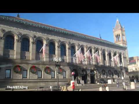 TheMBTADog: MBTA Bus 55 Ride - PARK STREET to QUEENSBERRY STREET via COPLEY [New Flyer Hybrid 1803]