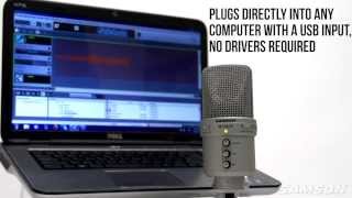 Video thumbnail for Samson G-Track USB Condenser Mic with Audio Interface by Samson Technologies