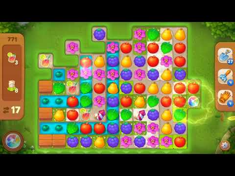 Gardenscapes Level 771 NO BOOSTERS