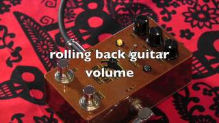 Video thumbnail for Black Cat Pedals OD-BOOST dual overdrive guitar pedal demo with Strat by gearmanndude