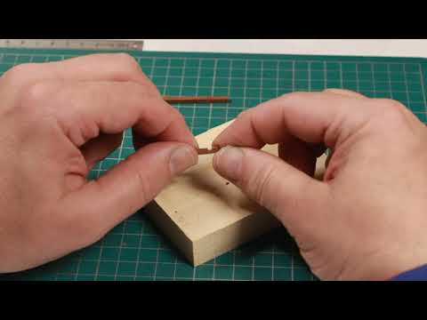 DECK-62- How to make the belaying pins of the foremast. HMS BEAGLE