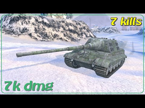 Jagdtiger • 7 frags • 7k dmg • WoT Blitz