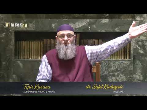 Čovjek ne može pobjeći od Allahove odredbe, ali Allah je dao svakome izbor_dr. Safet Kuduzović