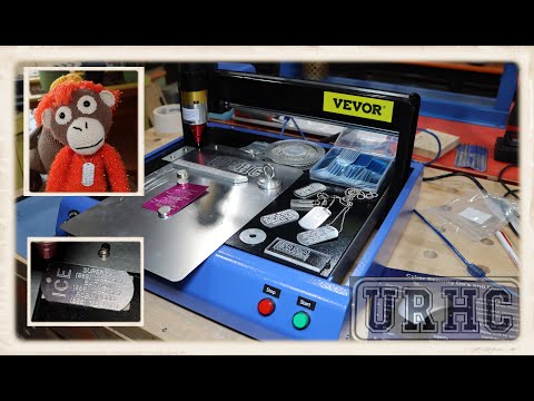 Vevor Electronic Dot Peen CNC Marker 300mm x 200mm Making Dog Tags