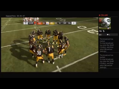 GAME 8 CLE Browns 0-7 @ PIT Steelers 5-1