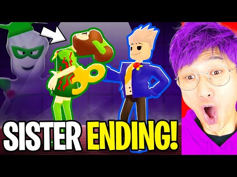 LANKYBOX'S SISTER Plays ROBLOX BREAK IN 2 - ORIGIN ENDING!? (SECRET ENDING UNLOCKED!)