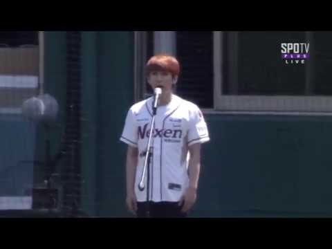 150510 비투비[BTOB] 서은광의 애국가와 정일훈의 시구