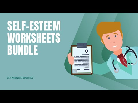 Free Printable Self Esteem Worksheets Pdf