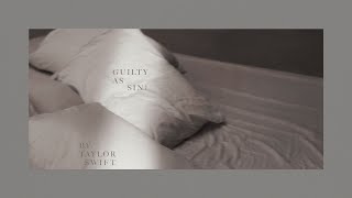 Taylor Swift - Guilty as Sin (Official Lyric Video)